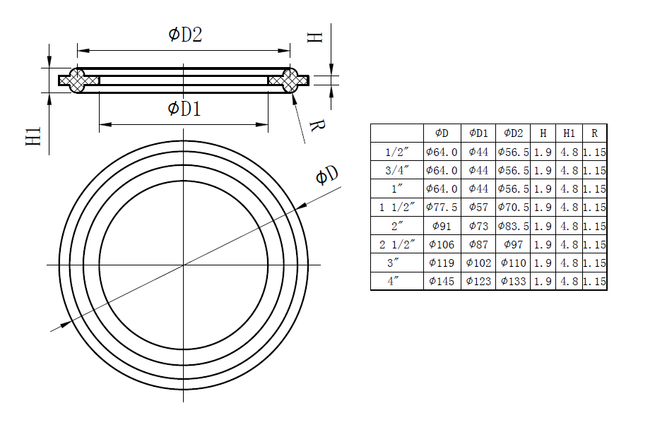 TRI CLOVER FITTINGS